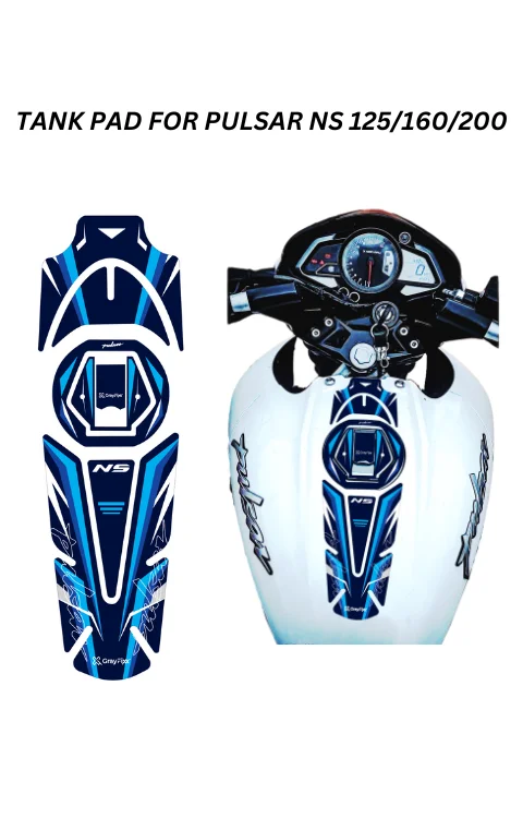 Full Tank Pad Compatible with Pulsar NS 125/160/200 | Pack Of 1